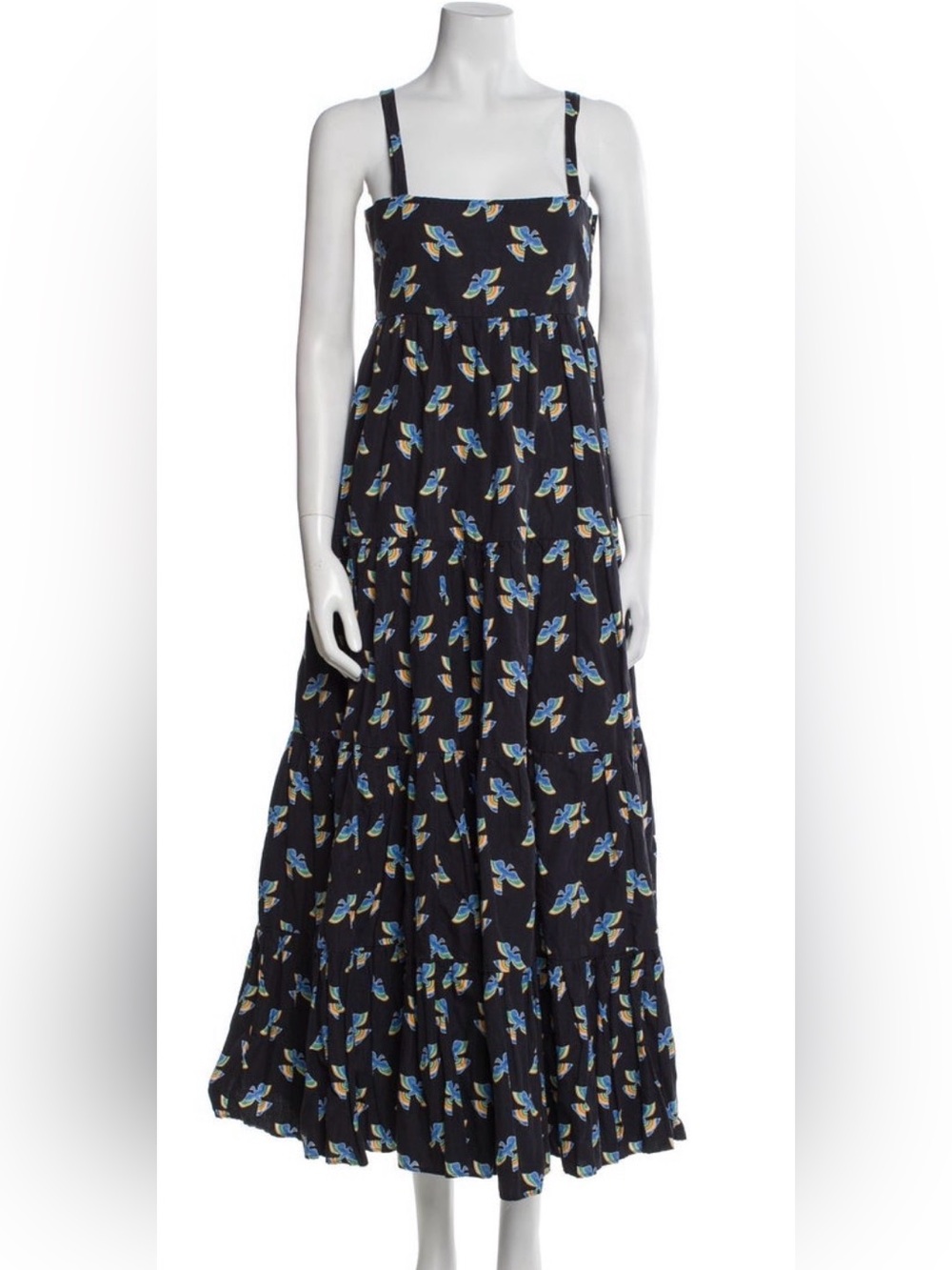 La Double J Navy Bird Dress